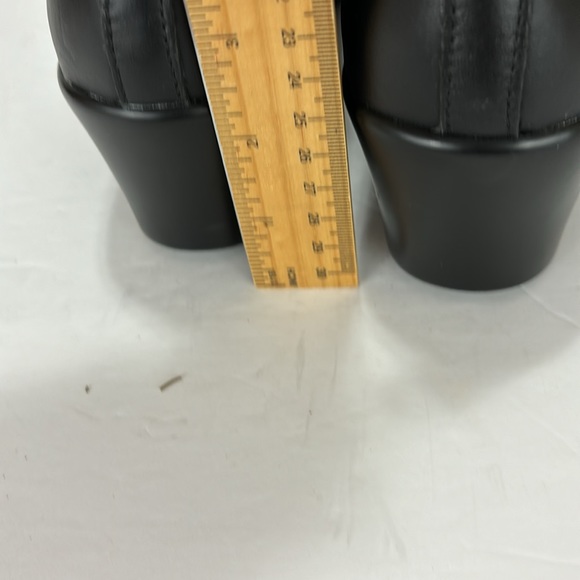 Alegria Eve Black Side Zip Leather  Ankle Boots Bootie Size 37 - Picture 10 of 13